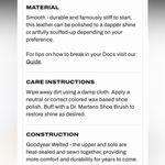 Dr. Martens NWOT 1460 Smooth Leather Lace-Up Boots White Size 7 Reta… Photo 10