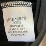 Slinky Brand  Classic Black Blouse 1X Photo 2