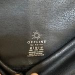 Aerie Offline By  High Waisted Leggings Shiny Black Size M Long Photo 9