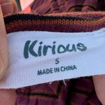 Kirious  burgundy striped cropped tee / S / Excellent condition Photo 12