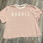Nobull  Peach Boxy Cropped Tee Shirt XL Photo 0