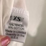 Lauren Moshi  white black chain graphic coco design tshirt sz XS Photo 5