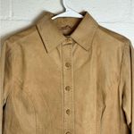 Cabela's Cabela’s Women’s Leather Western Bohemian Tan Neutral Casual Jacket Size Small Photo 1