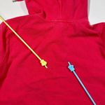 Ralph Lauren Lauren‎  Sport Short Sleeve Hoodie Womens XS Pink Photo 4