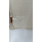 L.L.Bean Sweater size S Petite cream Pullover Outdoor Mock Neck quilted Photo 4