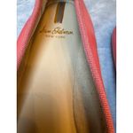 Sam Edelman  Coral Pink Leather Ballet Flats Bow Accent Shoes Size 6 Photo 2