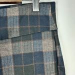 Zac & Rachel Pull On Plaid Pants Womens Large Black Tailored Office Chic Preppy Photo 6