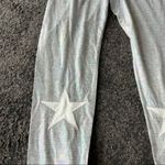 English Rose metallic star leggings gray Photo 2