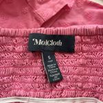 Modcloth ‎ Farming Daisies Cottage Core Pink Short Sleeve Babydoll Top Sz S Photo 4