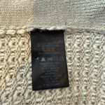 Nic+Zoe  Smoke and Mirrors Beige Textured Knit Cardigan Zip Sweater Small Photo 5