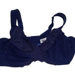 Curve Muse Navy Blue Lace Bra Size 46D Photo 0