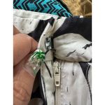 ZARA Silky Satin Like Tropical Floral Side Pockets Wide Leg Pants Trousers XS Photo 4