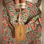 Natural Life NWT  Smocked Cropped Tank Medium Photo 2