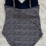 One Piece Nip Tuck Swim Nautical Foil Joanne Swimsuit Tummy Control Navy 10 Photo 3