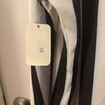 Prómesa NWT Medium Promesa Black and White Striped Button Down Blouses Top Photo 4