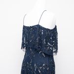 Aidan Mattox  Beaded Cold Shoulder Halter Gown NWT Photo 11
