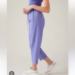 Athleta Women’s Arrival Travel Pants Dark Adonis Blue Periwinkle Purple Size 6 Photo 1