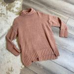 Aerie Tan Chenille Turtleneck Sweater Photo 0
