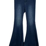 Umgee  High Waist‎ Flare Leg Jeans Bell Bottoms Denim Pants Dark Wash Size 6 Photo 0
