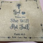 White turquoise beads God is within her bracelet Photo 2