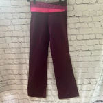 Lululemon  Burgundy Red and Pink Boot Cut‎ Style Leggings Size 8 Photo 1