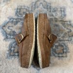 Birkenstock Buckled Tan/Brown Nubuck Slip-On Size 38/7.5 Photo 3