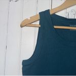 Talbots  Ribbed Tank Top Teal Size M Photo 1