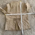 Ann Taylor Ann Taylor Loft Tan Brown Blazer Jacket Women Size 12 Formal Stylish Career Photo 4