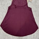 Athleta Women’s Essence Relaxed High Low Tank Top Sleeveless in Cranberry Red S Photo 6