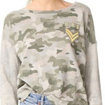 Rails  Kelli Camo Sweatshirt Military Patch Detail Size XS Camouflage #A6-2 Photo 0