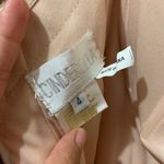 Beaded Lace Bodycon Strapless Dress with Train Tan Size 0 Photo 13