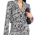 Topshop  Blazer in Zebra Print, Size 4​​​​ Photo 0