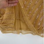 Ny Collection  Sheer Beaded Top Sz 3X Sleeveless Gatsby Glam Y2K Party Ruffle Photo 5