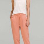 Lululemon Scuba High-Rise French Terry Jogger - Pink Savannah 6 Photo 0