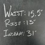 Black Vincente Nesi Cargo Carpentar Pants High Rise Straight Leg Lightweight Size 32 Photo 5