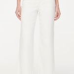 J.Crew Petite Wide Leg Cropped Jean All Day Stretch White Stretch US 25 P NWT Photo 0