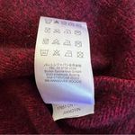 Burton Fleece Hooded Jacket Maroon Red Oversized Hood Full Zip Coat Size Large Photo 9