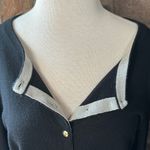 Banana Republic  Classic Black Cardigan with Gold Buttons Photo 1