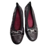 Munro  Flats Size 6.5‎ Ivy II Black Snake Slip On Flexible Photo 3