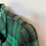 Vintage 80s Kelly Green Plaid Blazer Jacket Wool Velvet Bow Preppy Career Size 8 Photo 6