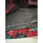 Pendleton Vintage Pleated Floral Midi Skirt Red Green Black Lined Size 12 Photo 4
