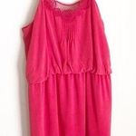Tibi NY smoked silk pink mini dress Photo 0