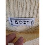 Jennifer Moore Vintage  Crew Neck Cream‎ Knit Sweater Photo 3