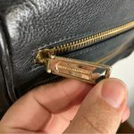 Rebecca Minkoff  black 5 zip leather mini bag crossbody chain 8.5” x 6.5” x 1.75” Photo 3