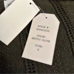 Hippie Rose  Olive ribbed open front cardigan Photo 6