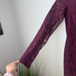 Tobi New w/ Tags Raven Lace Bodycon Wine Mini Dress Size Small Homecoming Party Photo 5