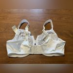 Just My Size  Vintage Bra White Satin Lace Pearl Detail 1985 Underwire NWT 44D #2 Photo 11