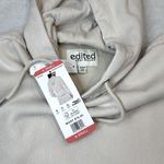 Edited by Remi Bader Washed Cement Fleece Sweatshirt Hoodie XS NWT Gift ready Tan Photo 6