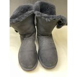 UGG  Australia Women's Black Leather Boots/Shoes Button Side SIze 9 SKU 5429 Photo 1