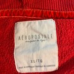 Aeropostale Red Zip Up Hoodie 87 New York Graphic Size XL RUNS SMALL SEE PHOTOS Photo 2